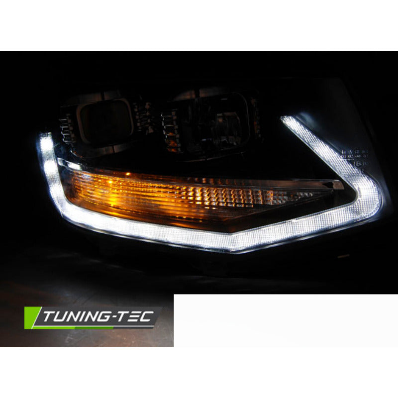 Fari True DRL Nero per Volkswagen T6 (2015-2019) Luci Diurne