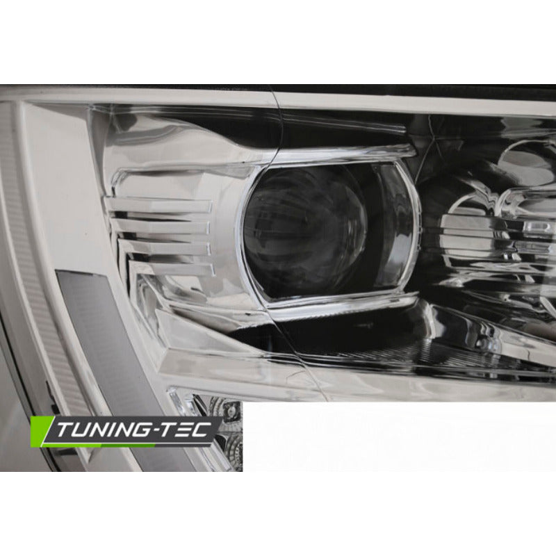 Fari Anteriori Luci Diurne LED Bar Cromati per Volkswagen T6 (2015-2019)