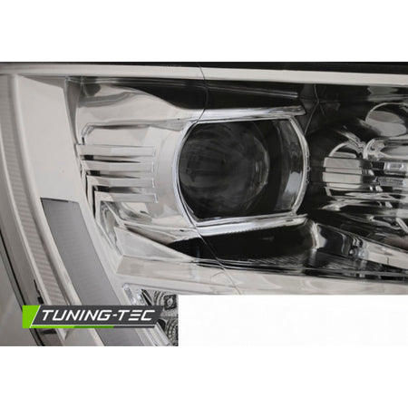 Fari Anteriori Luci Diurne LED Bar Cromati per Volkswagen T6 (2015-2019)