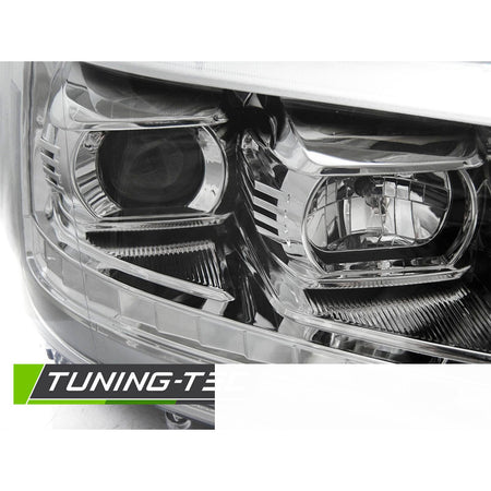 Fari Tube Luci Cromo Sequenziali per Volkswagen T5 (2010-2015)