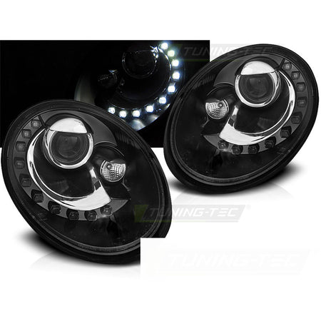 Fari Daylight Nero per Volkswagen New Beetle (2006-2012)
