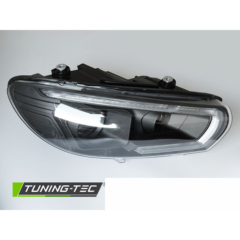 Xeonon Fari Tube Sequenziali LED Nero per Volkswagen Scirocco (08-04.14)