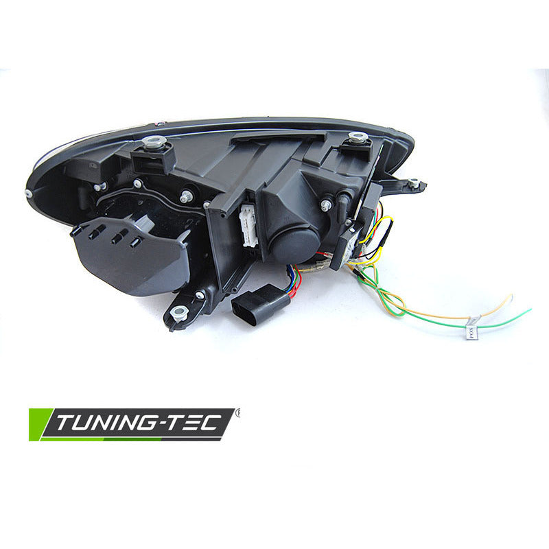Xeonon Fari Tube Sequenziali LED Nero per Volkswagen Scirocco (08-04.14)