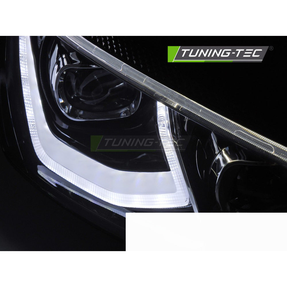 Full LED Fari Anteriori Neri per Volkswagen Golf VII (2014-2017)