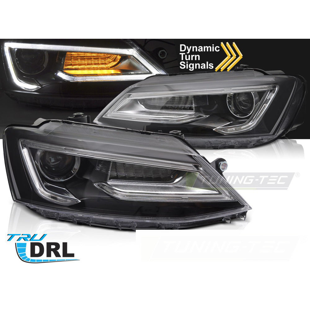 Fari Tube Luce Nera per Volkswagen Jetta VI (2011-2018)