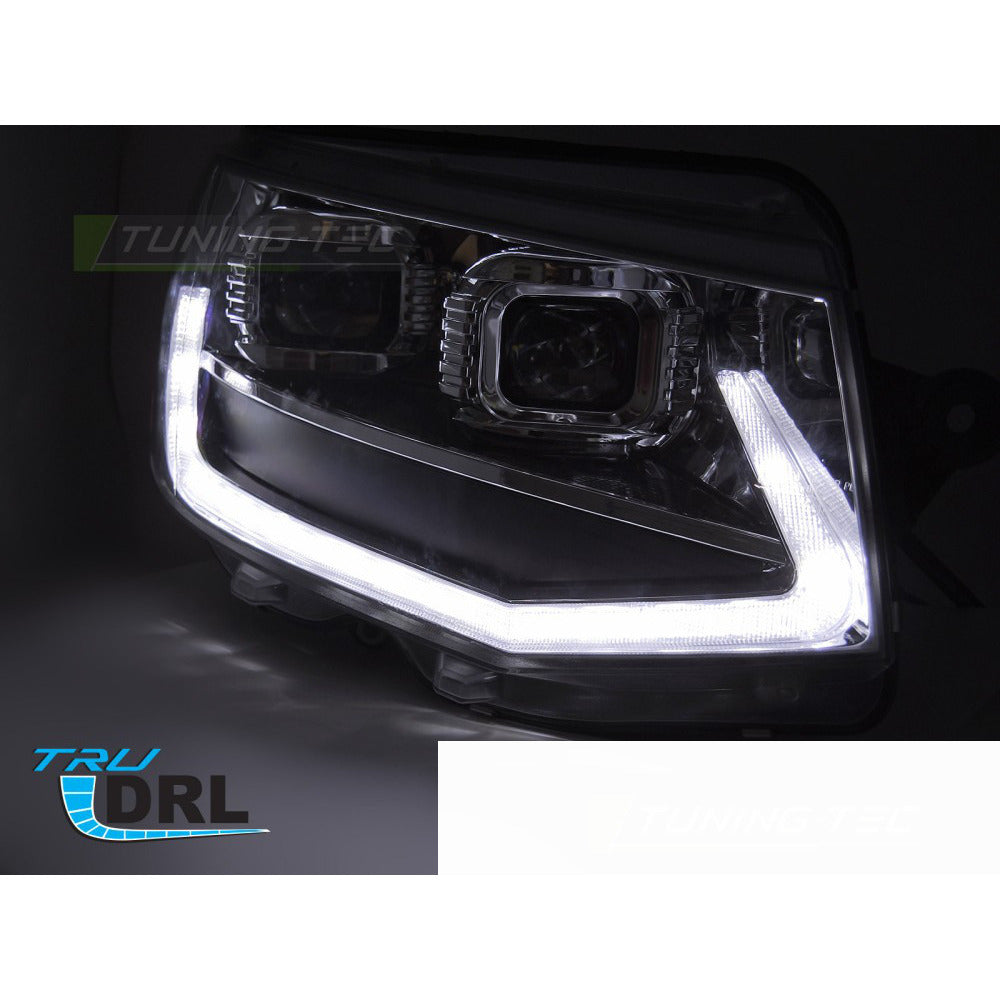 LED Fari Tube Luce Nera DRL Sequenziale per Volkswagen T6 (2015-2019)