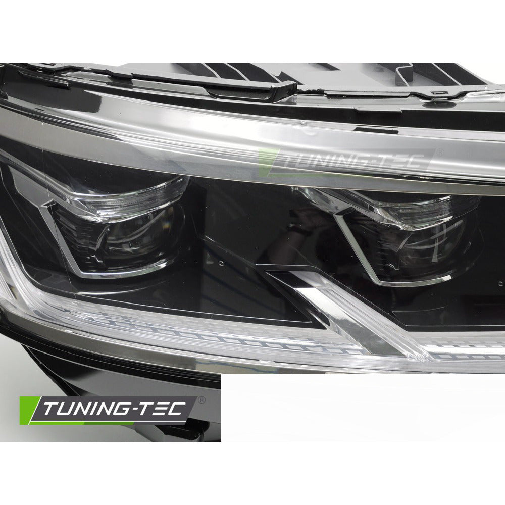 Full LED Fari Nero DRL Sequenziali per Volkswagen T6 (2020-2024)