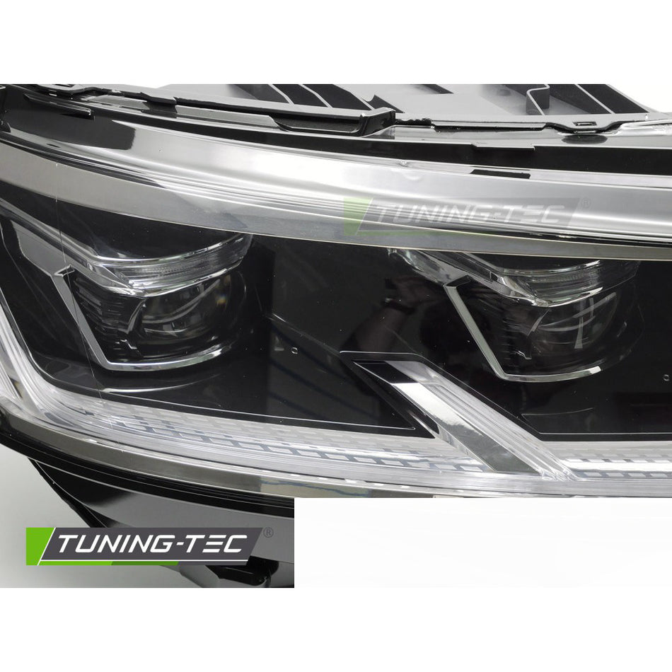 Full LED Fari Nero DRL Sequenziali per Volkswagen T6 (2020-2024)