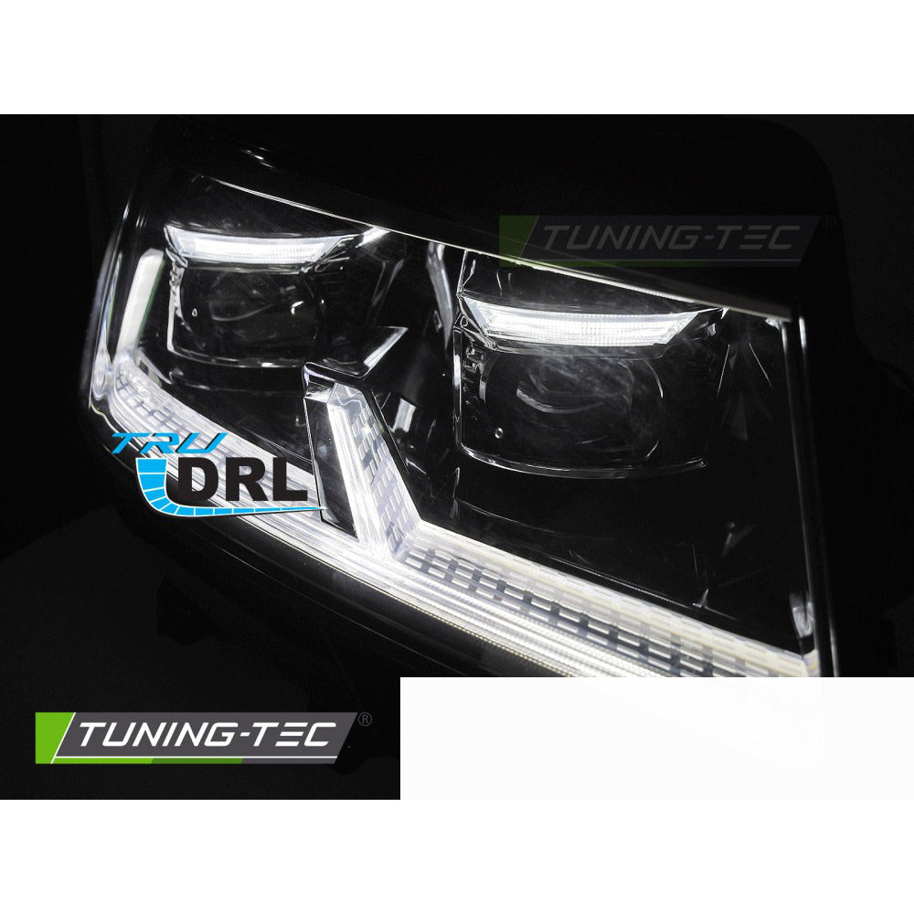Full LED Fari Nero DRL Sequenziali per Volkswagen T6 (2020-2024)