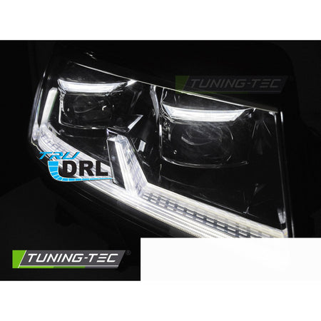 Full LED Fari Nero DRL Sequenziali per Volkswagen T6 (2020-2024)