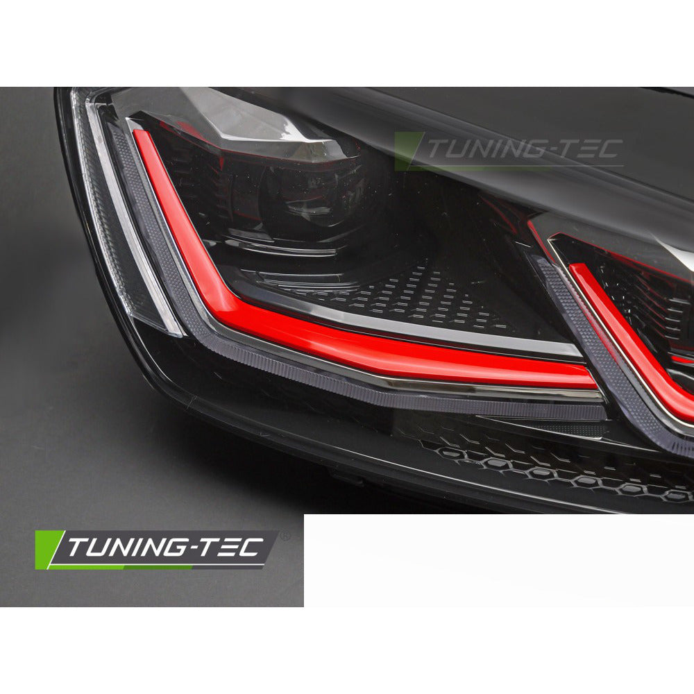Full LED Fari Rosso Line DRL per Volkswagen Golf VII (2012-2017)