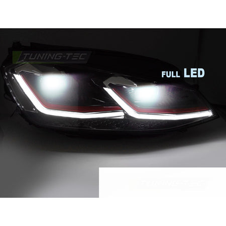 Full LED Fari Rosso Line DRL per Volkswagen Golf VII (2012-2017)