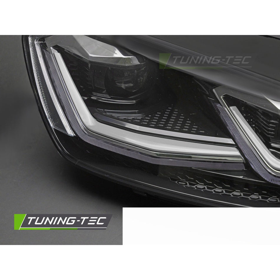 Fari Anteriori Full LED Argento Line DRL per Volkswagen GOLF 7 (11.12-17)