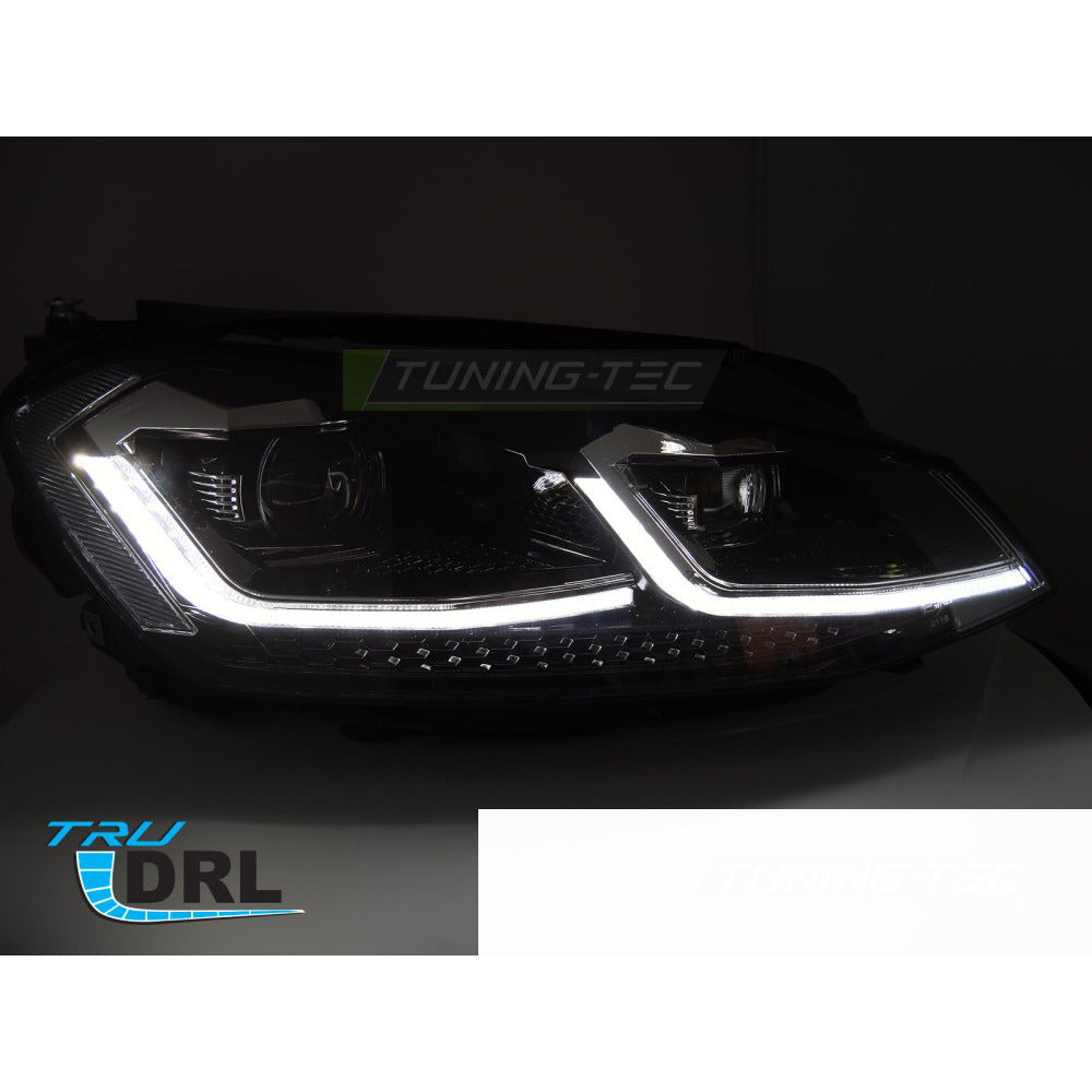 Fari Argento LED Sequenziali DRL per Volkswagen Golf VII (2017-2019) Luci Diurne