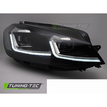 Fari Argento LED Sequenziali DRL per Volkswagen Golf VII (2017-2019) Luci Diurne