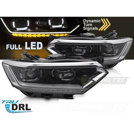 Fari Anteriori Full LED Sequenziali per Volkswagen Passat B8 (2014-2019)