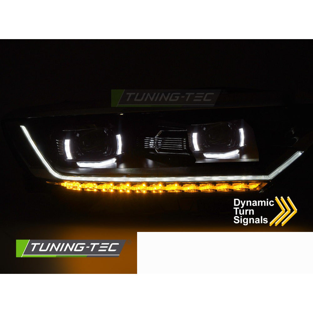 Fari Anteriori Full LED Sequenziali per Volkswagen Passat B8 (2014-2019)