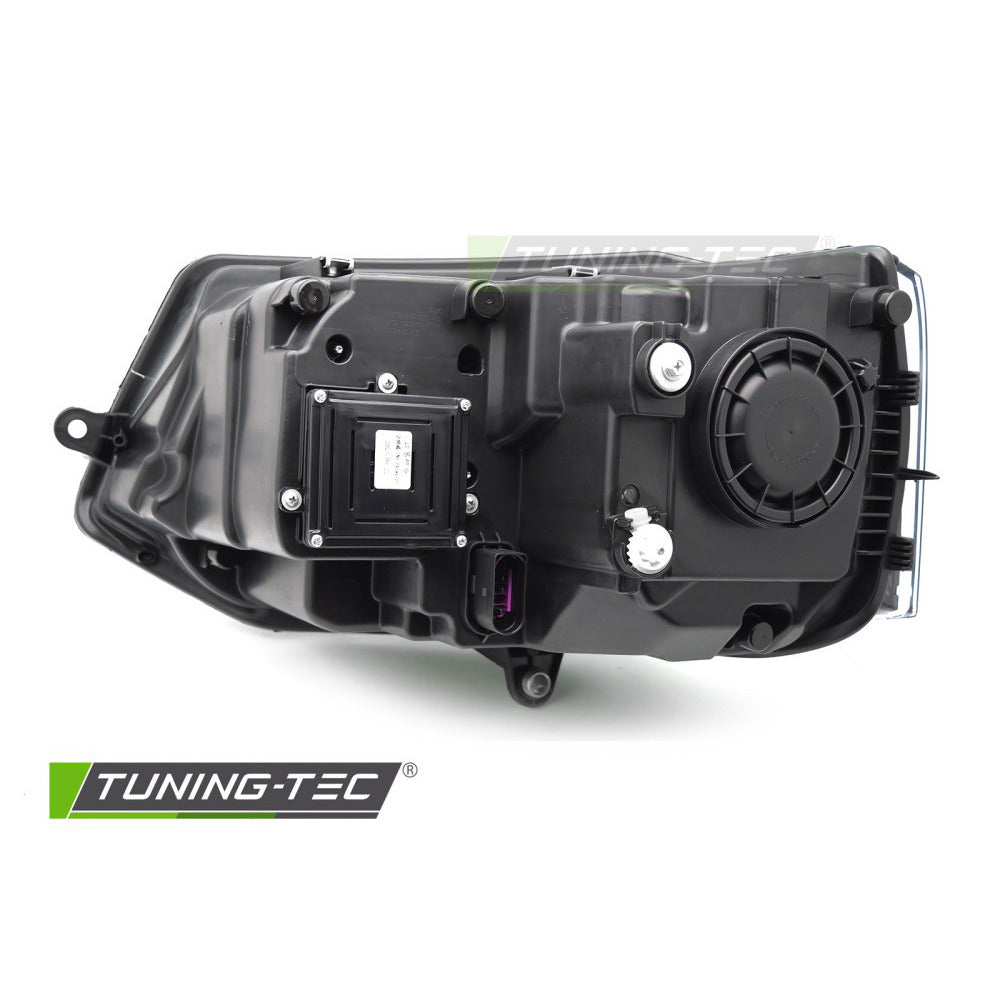 Fari Anteriori Full LED Neri Dinamici per Volkswagen T5.1 (2010-2015)