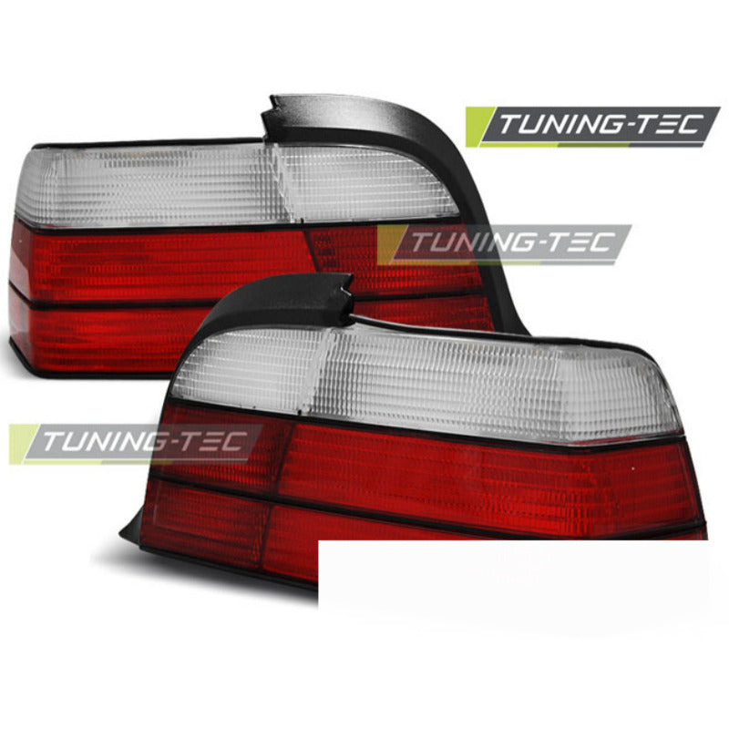Fanali Posteriori Sport Look Rosso Bianco per BMW E36 Coupé (12.90-08.99)