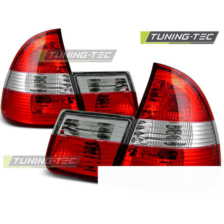 Fanali Posteriori Rosso Bianco per BMW E46 Touring (1999-2005) - Fanali