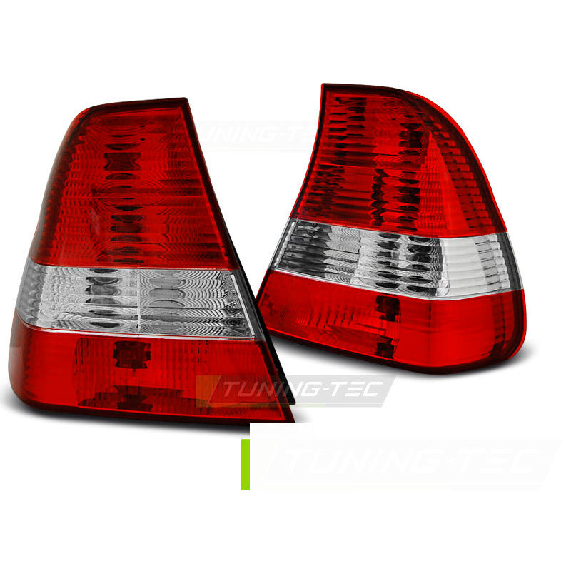 Fanali Posteriori Rosso Bianco per BMW E46 06.01-12.04 Compact - Fanali