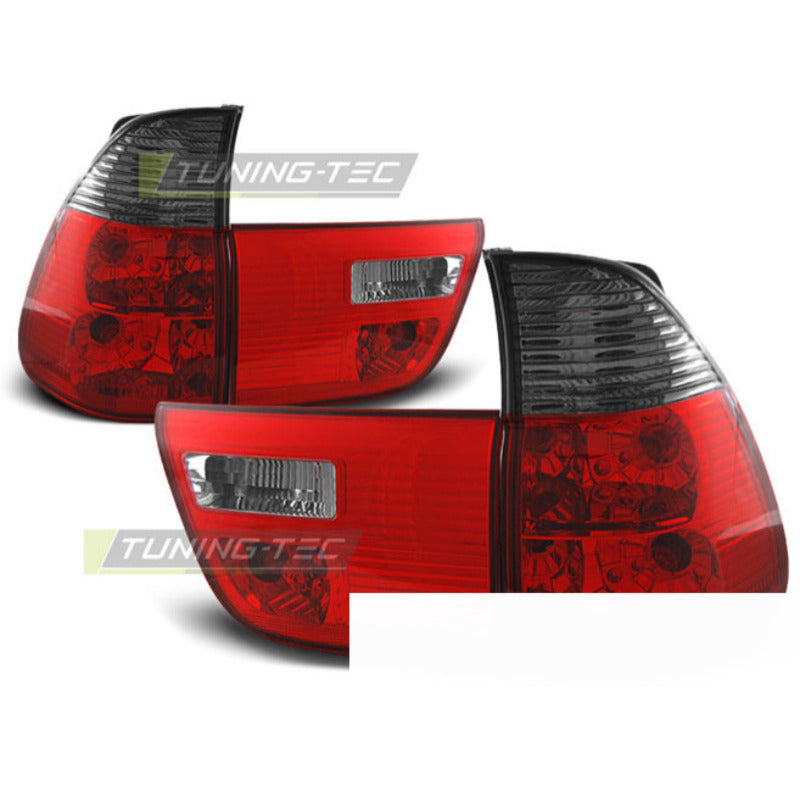 Fanali Posteriori Rosso Fumé per BMW X5 E53 (1999-2006) - Fanali Posteriori