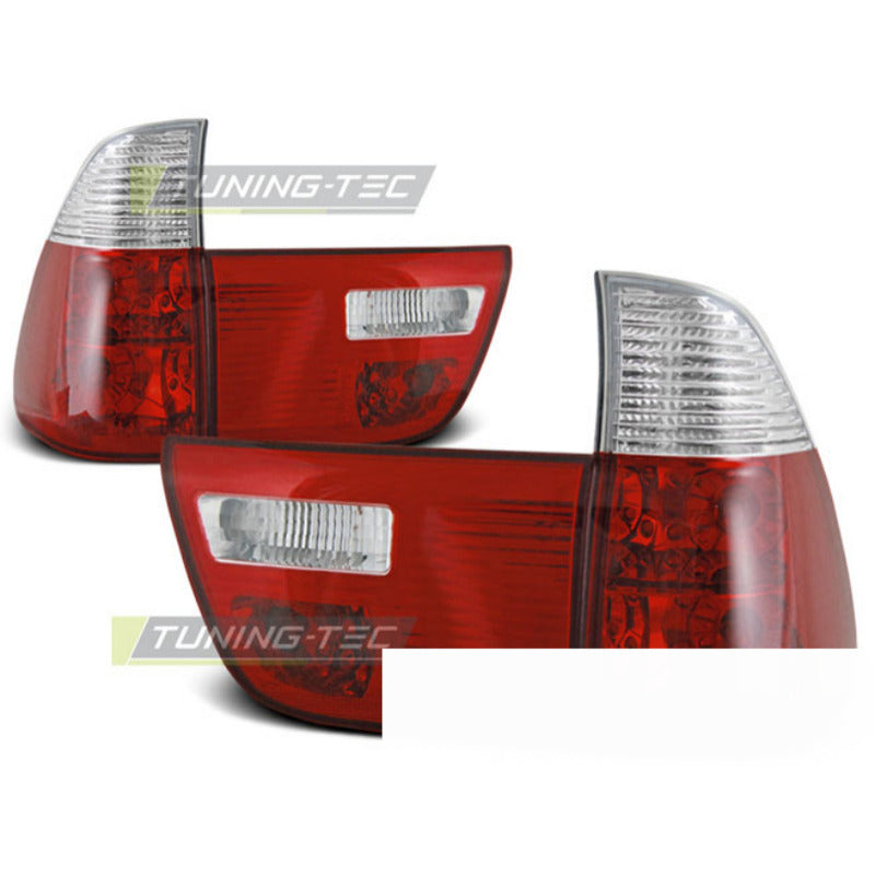 Fanali Posteriori Rosso Bianco per BMW X5 E53 (09.99-06) - Fanali Posteriori