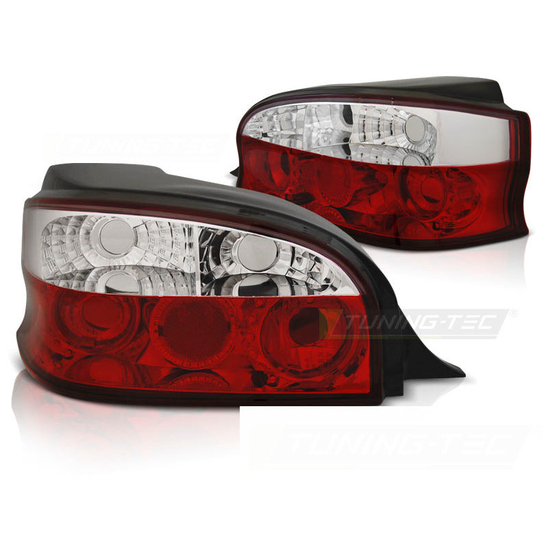 Citroen Saxo 96-99 Rosso Bianco per Citroën Saxo 96 (tuning Accessorio Auto)