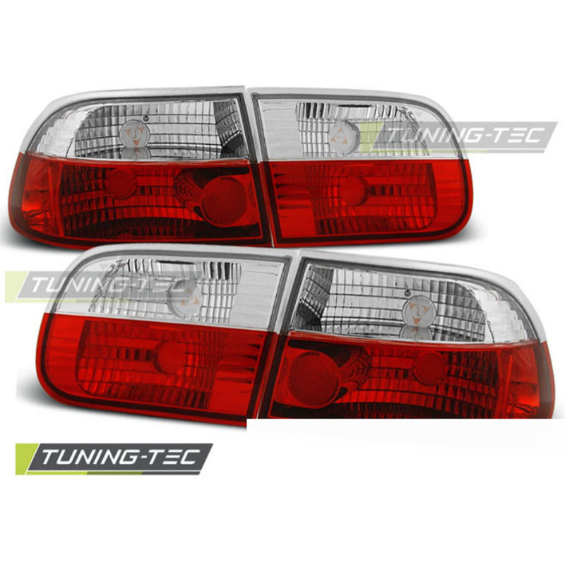 Honda Civic0 9.91-08.95 3D Rosso Bianco Accessorio Tuning Esterno Auto