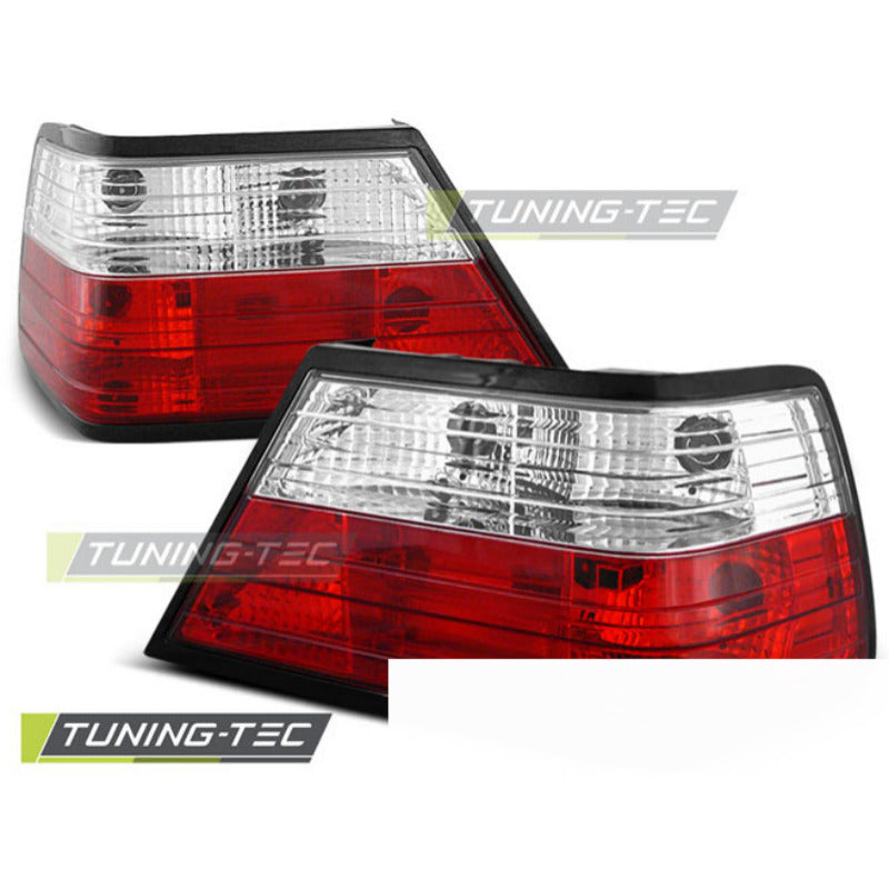 Fanali Posteriori Rosso Bianco per Mercedes W124 Classe E 01.85-06.95 Fanali