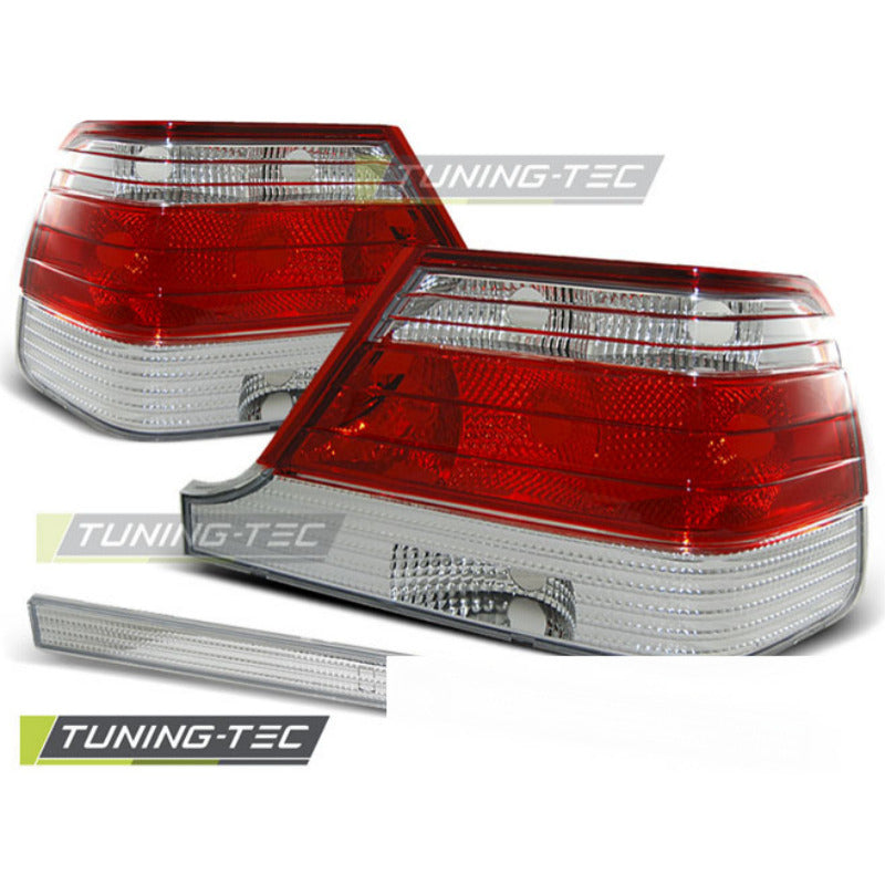 Fanali Posteriori Rosso Bianco per Mercedes W140 (95-10.98) - Fanali Posteriori