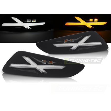 Frontale Luce Nera LED per Vespa Sprint / Primavera 150cc
