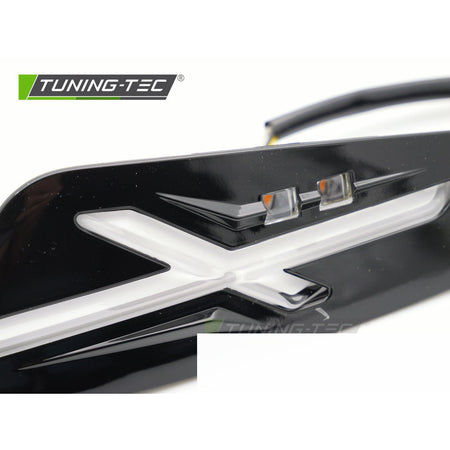 Frontale Luci LED Nero Lucido per Vespa Sprint / Primavera 150cc