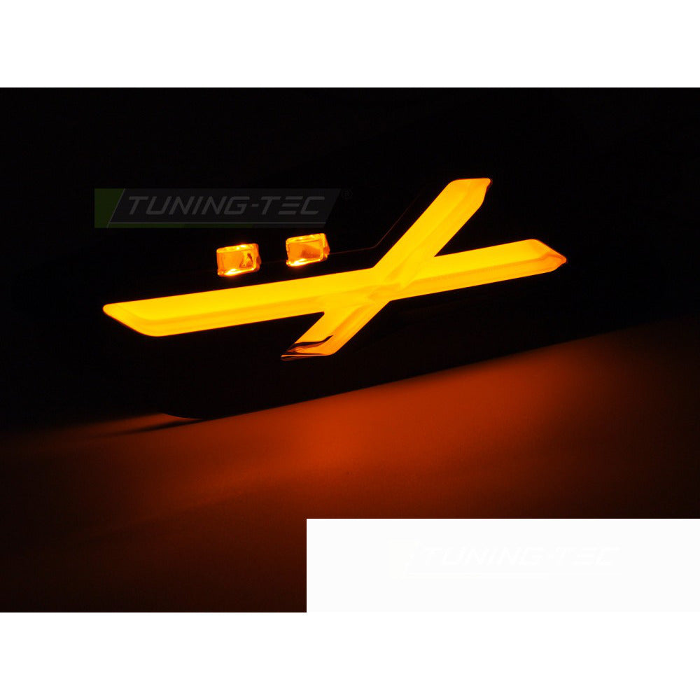 Frontale Direzionale Lucido Nero LED per Vespa GTS / GTV 300cc