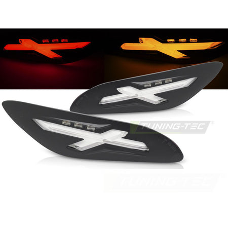 Posteriore Direzione Nero LED per Vespa Sprint / Primavera 150cc Universale