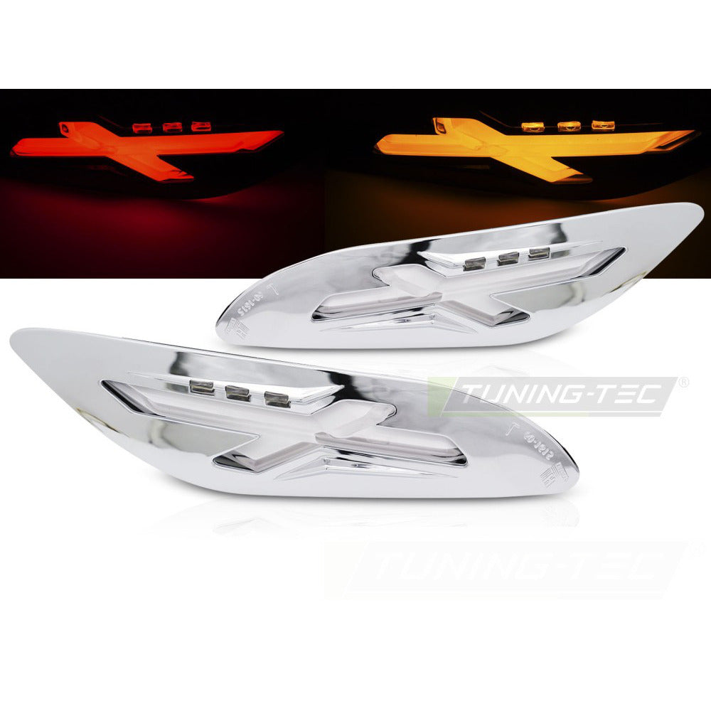 Posteriore Direction Cromato LED Universale per Vespa Sprint/Primavera 150cc