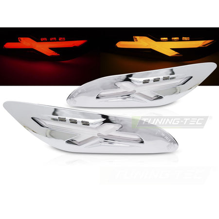 Posteriore Direction Cromato LED Universale per Vespa Sprint/Primavera 150cc