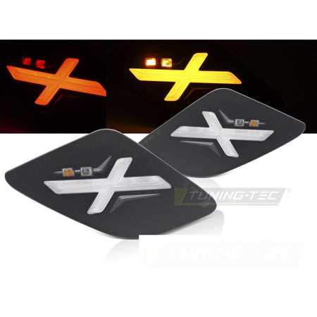 Posteriore Direzione Nero LED per Vespa GTS / GTV 300cc Universale
