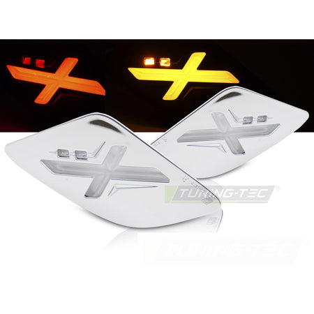 Posteriore Direction Cromato LED Universale per Vespa GTS/GTV 300cc Accessorio