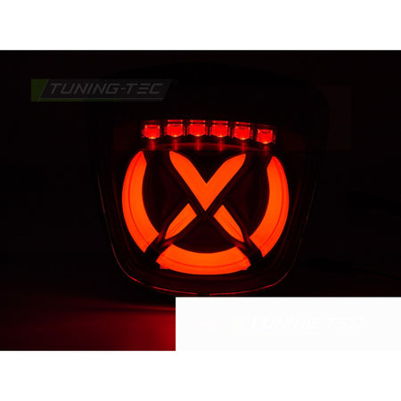 LED Fanale Posteriore Fumé Universale per Vespa Sprint 125 / 150 Fanali