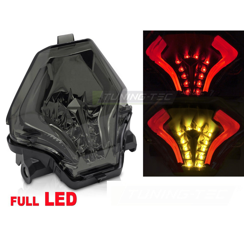 LED Fanale Posteriore Fumé Universale per Yamaha YZF-R25 R3 MT-07 (2014-2019)