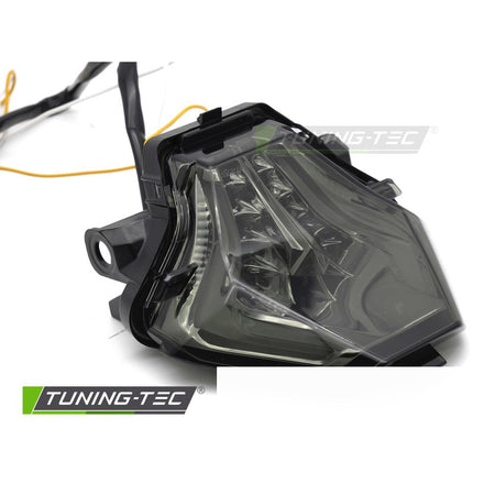LED Fanale Posteriore Fumé Universale per Yamaha YZF-R25 R3 MT-07 (2014-2019)