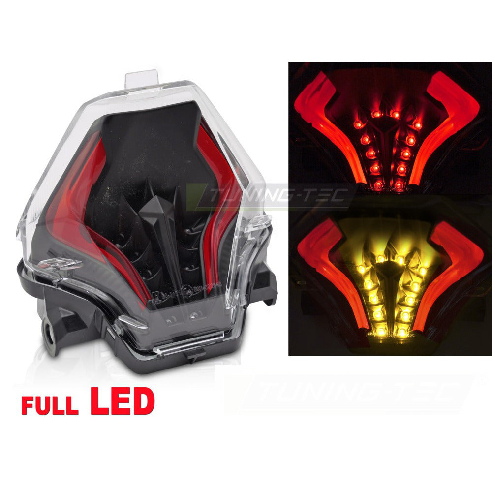 Fanali Posteriori LED Neri per Yamaha YZF-R25 / YZF-R3 / MT-07 / FZ-07 (14-19)