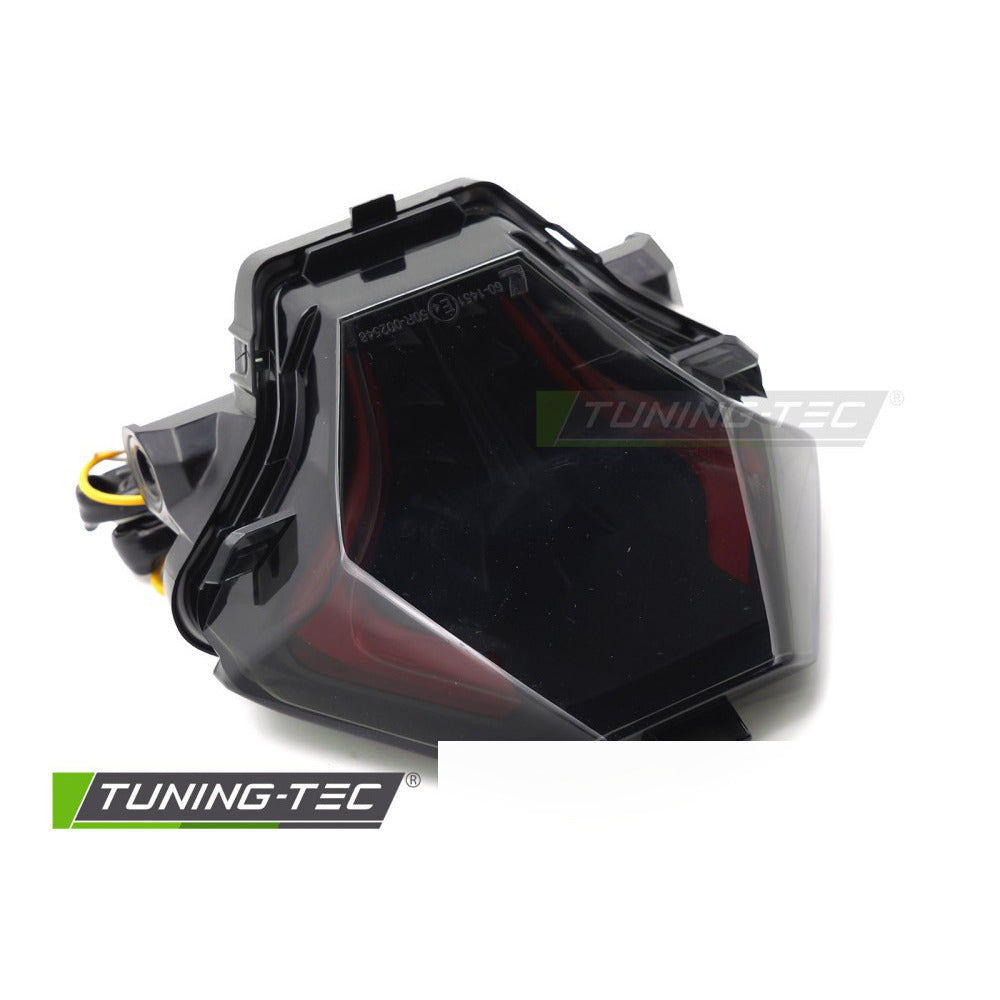 LED Fanale Posteriore Fumé Nero Universale per Yamaha YZF-R25 R3 MT-07 (14-19)