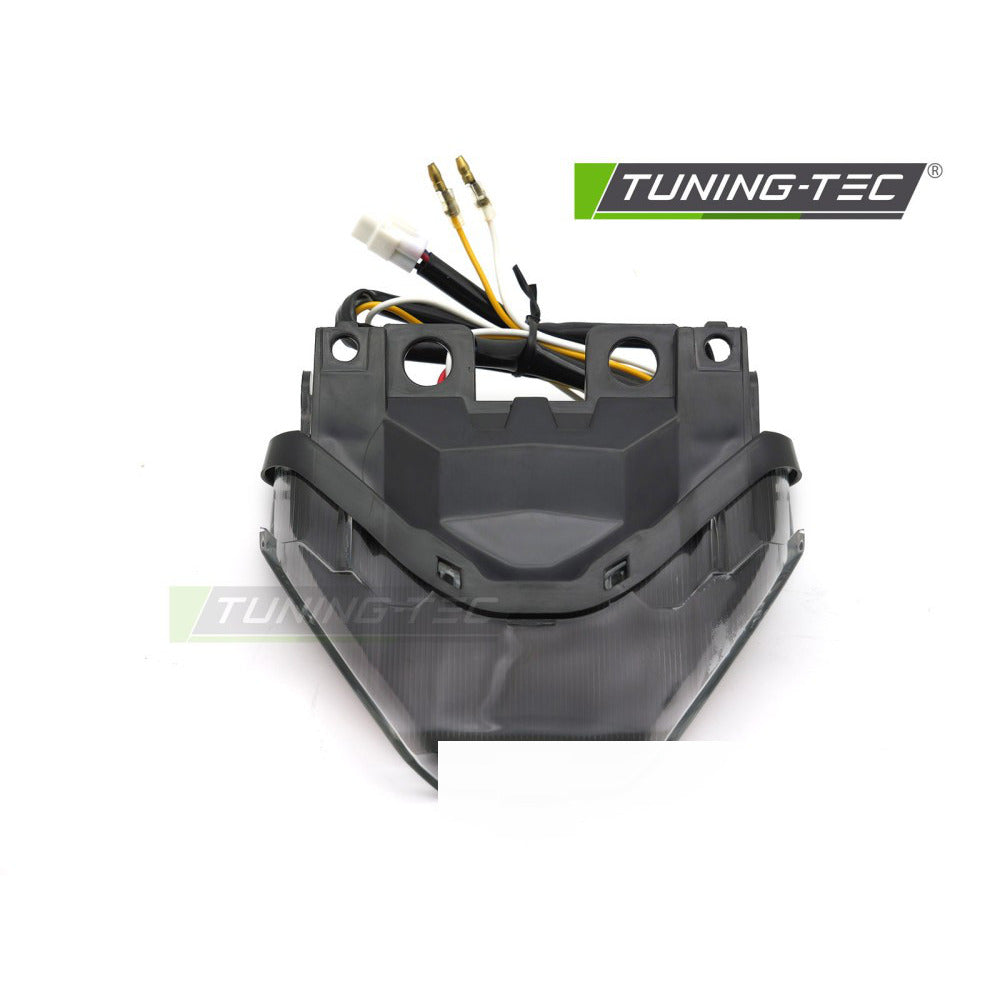 LED Fanale Posteriore Fumé Nero Universale per Yamaha YZF-R25 R3 MT-07 (14-19)
