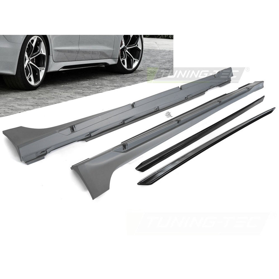 Minigonne Sport Style per Audi A7 C8 (2018-2023)