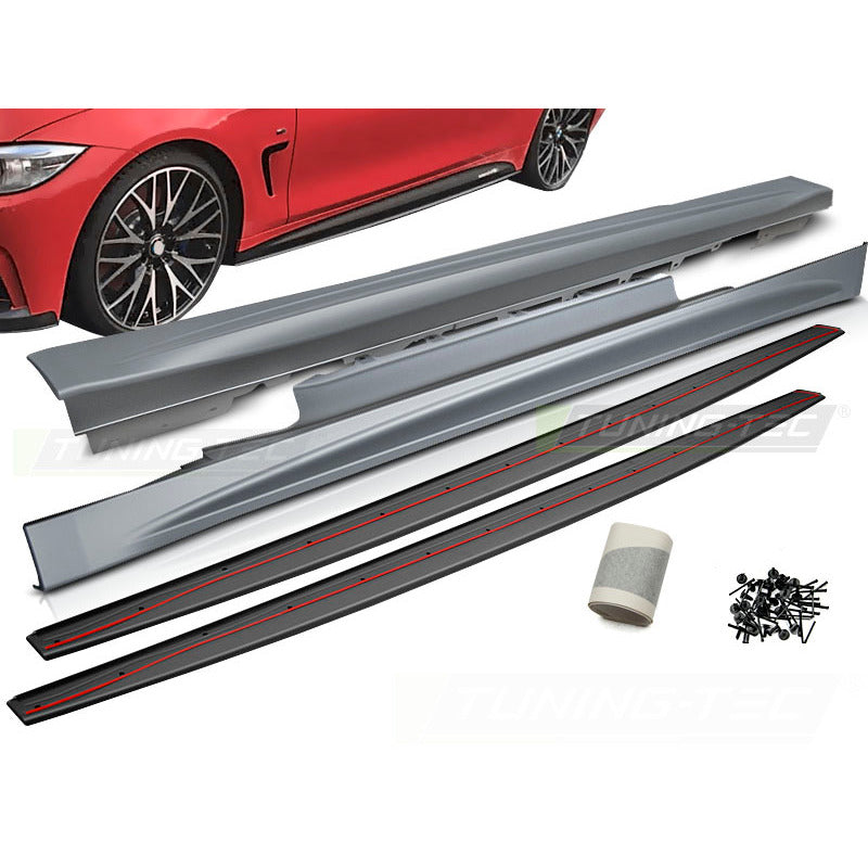 Minigonne Performance Style per BMW F32 (anni 2013-2020) Minigonne Sportive