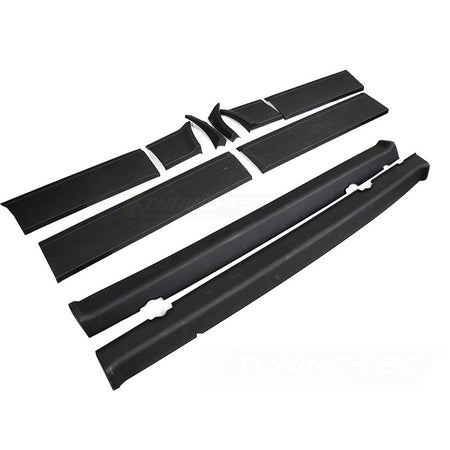Minigonne + Strisce Porta Sportive per BMW E30 82 1982-1990 4 Porte
