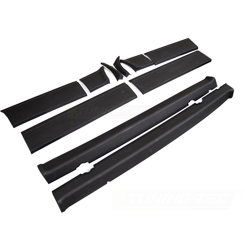 Minigonne + Strisce Porta Sportive per BMW E30 82 1982-1990 4 Porte