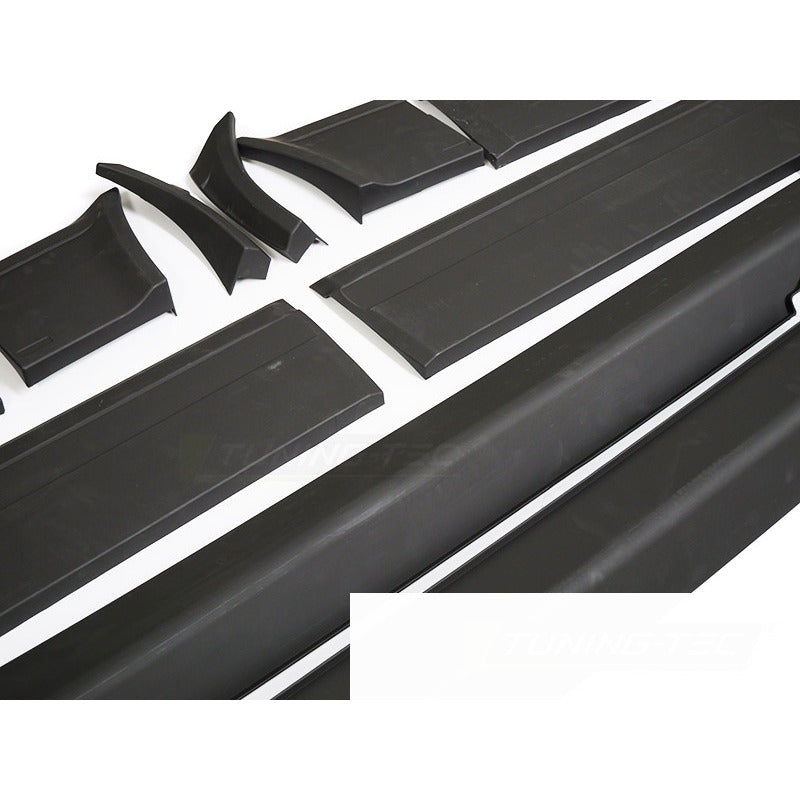 Minigonne + Strisce Porta Sportive per BMW E30 82 1982-1990 4 Porte